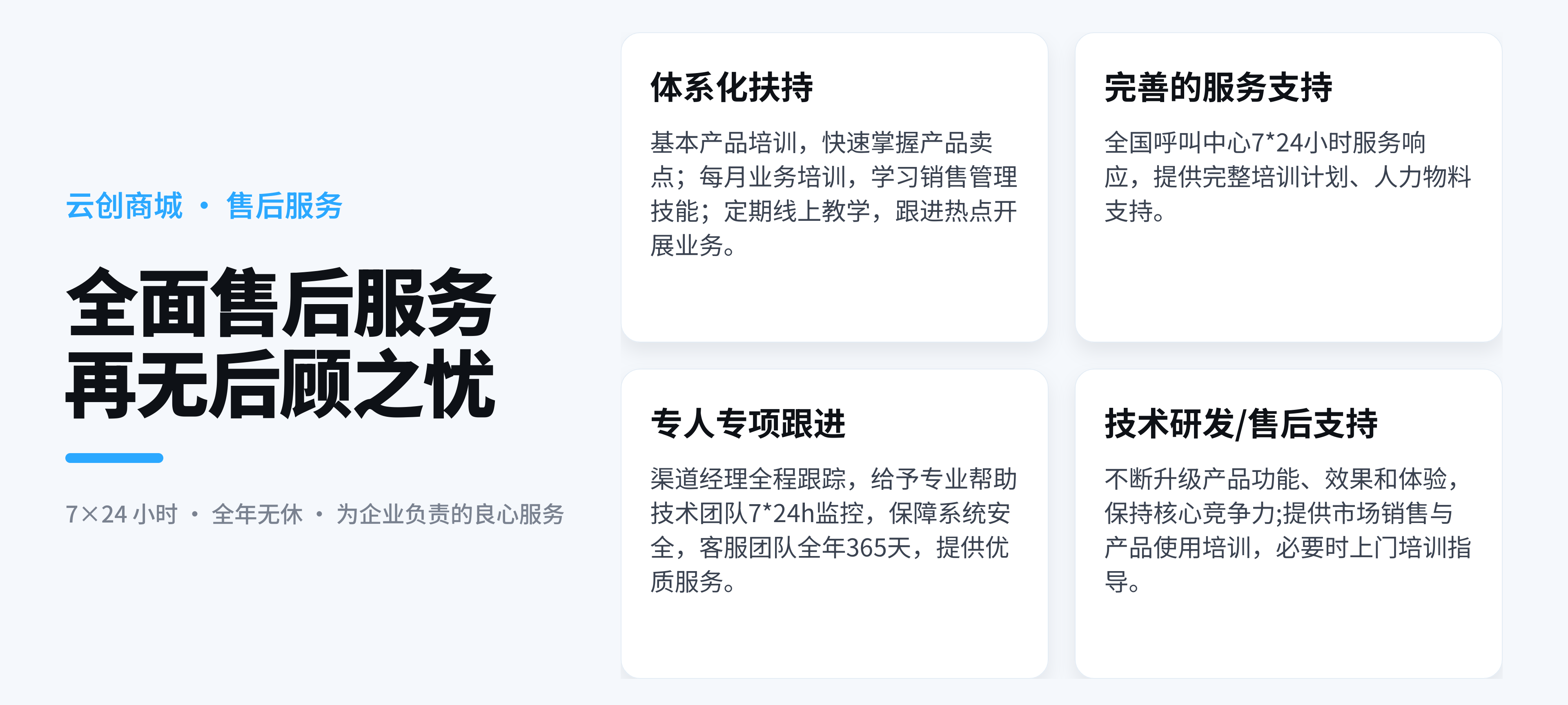云创商城售后服务